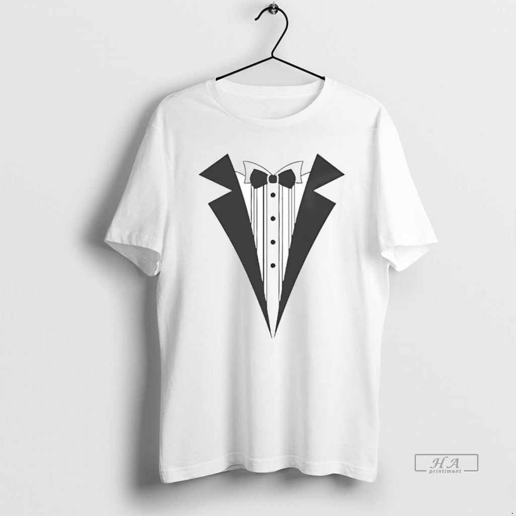Trendy Tuxedo Suit Neck - Adult & Kids T-Shirts, Sweatshirts & Hoodies apparel design preview 1