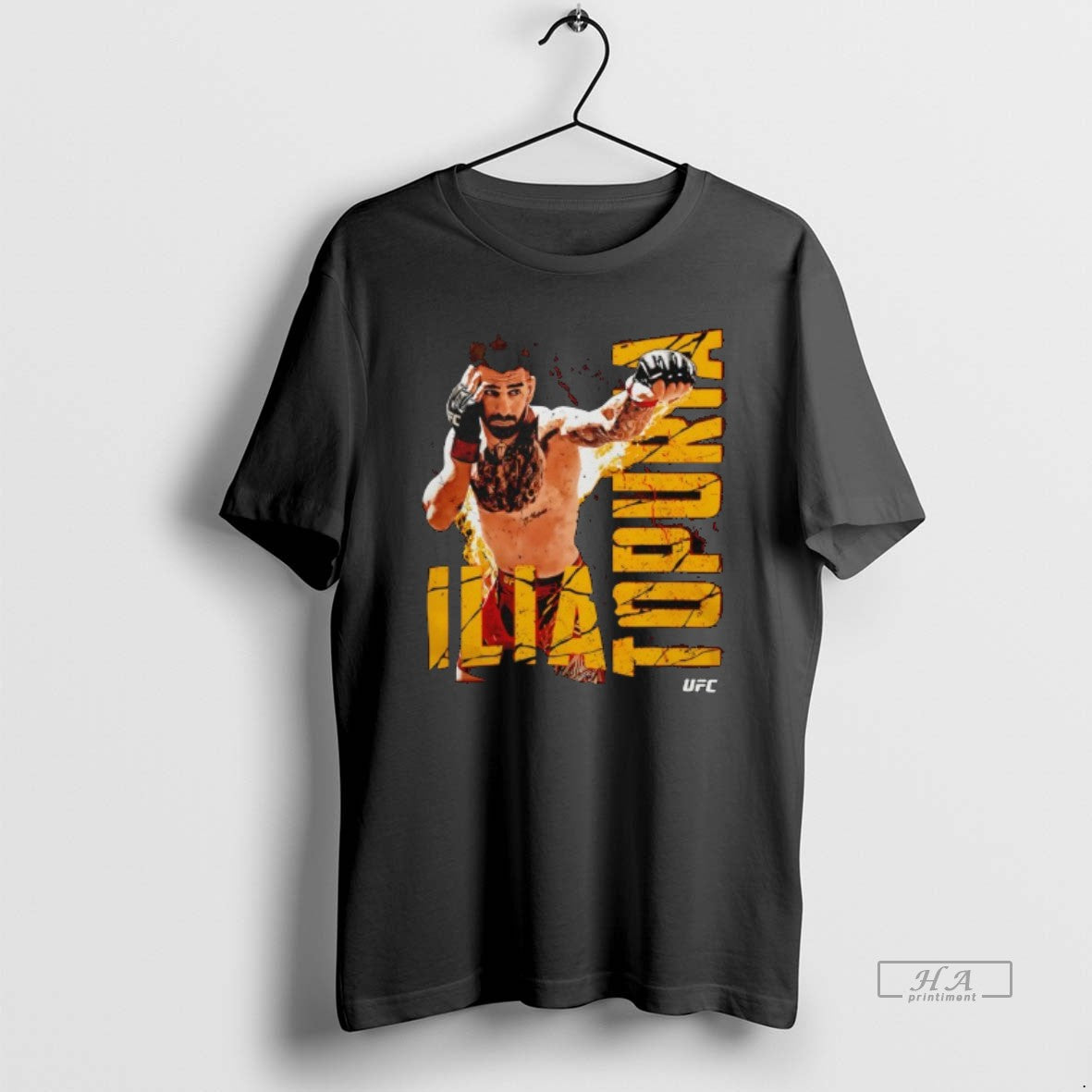 Trendy Ufc Ilia Topuria Punch - Adult & Kids T-Shirts, Sweatshirts & Hoodies apparel design preview 1