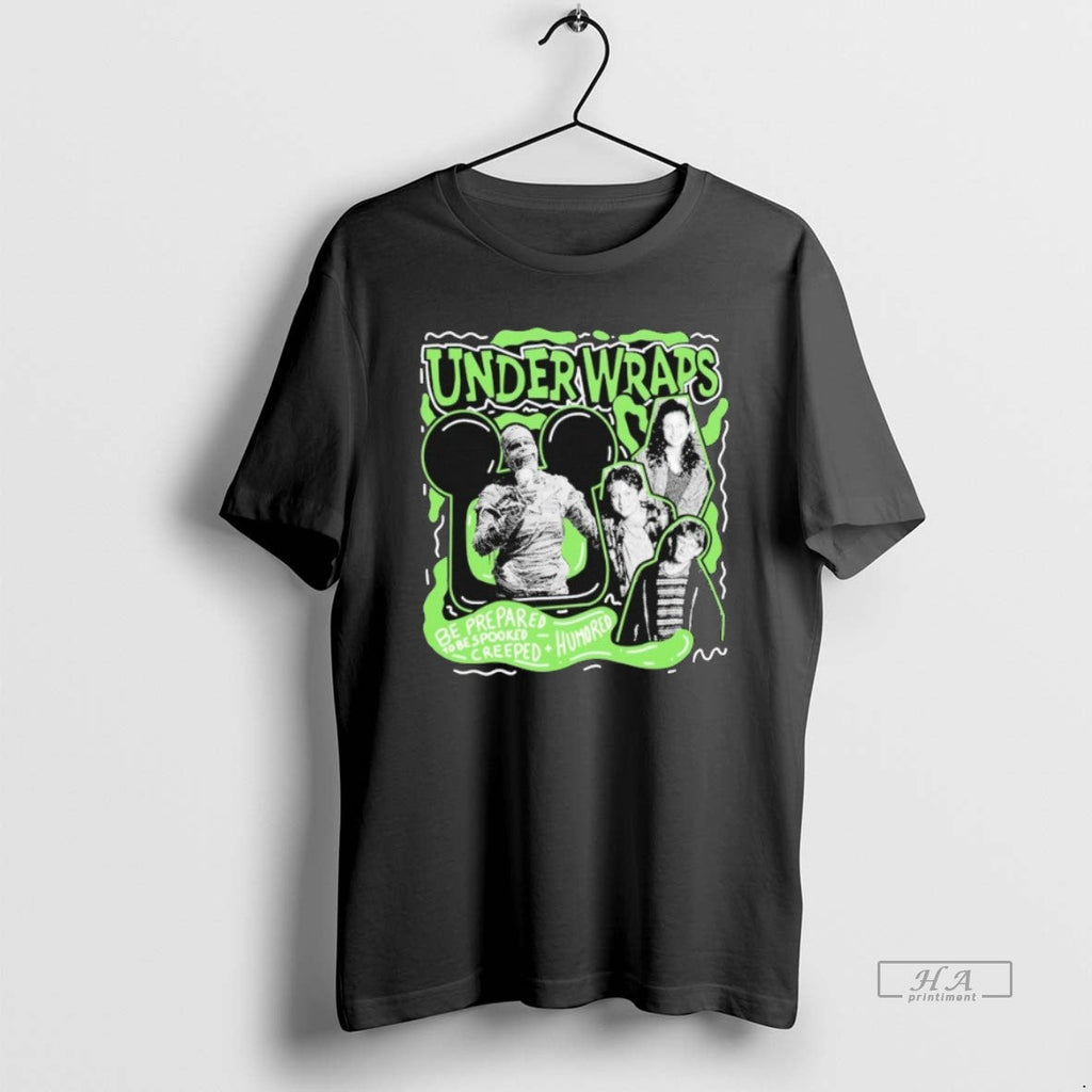 Trendy Underwraps Be Prepared To Spooked Creeped - Adult & Kids T-Shirts, Sweatshirts & Hoodies apparel design preview 1