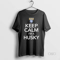 Trendy University Of Southern Maine Huskies Keep Calm - Adult & Kids T-Shirts, Sweatshirts & Hoodies apparel design preview 1