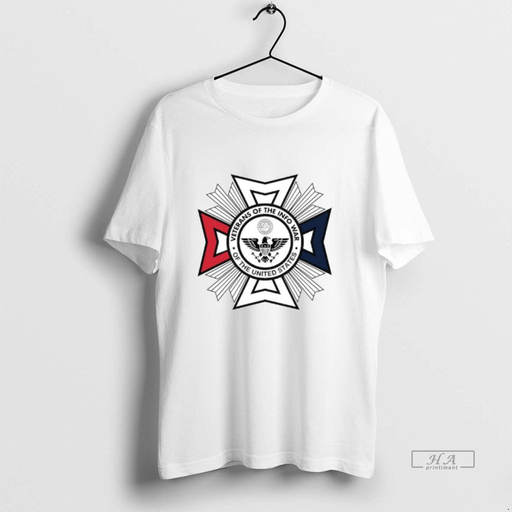 Trendy Us Veteran Of The Infowar Ornaments - Adult & Kids T-Shirts, Sweatshirts & Hoodies apparel design preview 1