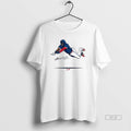 Trendy Vladimir Guerrero Jr Super Vlad Flying Slide - Adult & Kids T-Shirts, Sweatshirts & Hoodies apparel design preview 1