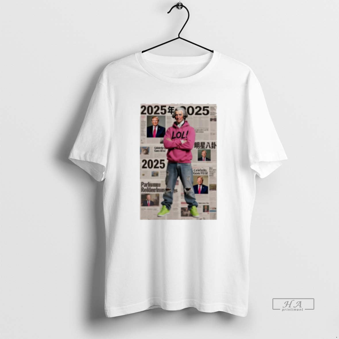 Trendy Washington In 2025 Streetwear Newspaper - Adult & Kids T-Shirts, Sweatshirts & Hoodies apparel design preview 1