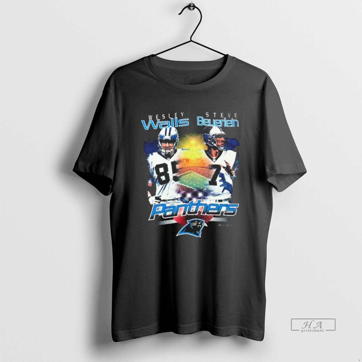 Trendy Wesley Walls And Steve Beuerlein Carolina - Adult & Kids T-Shirts, Sweatshirts & Hoodies apparel design preview 1