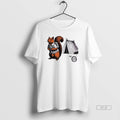 Trendy Whimsical Camping Squirrel Color Pop Adventure - Adult & Kids T-Shirts, Sweatshirts & Hoodies apparel design preview 1