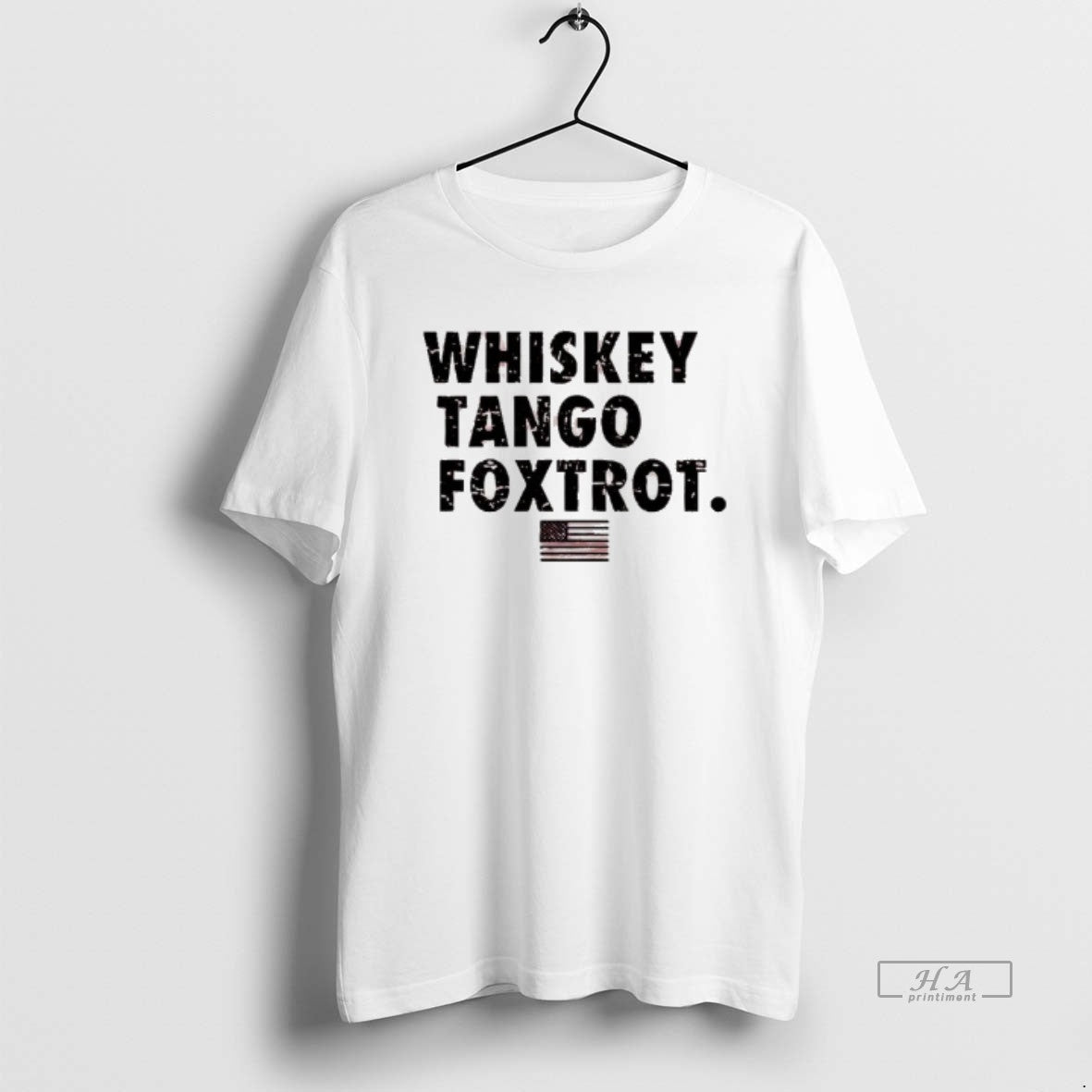 Trendy Whiskey Tango Foxtrot American Flag - Adult & Kids T-Shirts, Sweatshirts & Hoodies apparel design preview 1