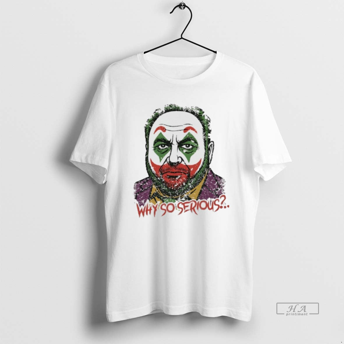 Trendy Why So Serious Joker - Adult & Kids T-Shirts, Sweatshirts & Hoodies apparel design preview 1
