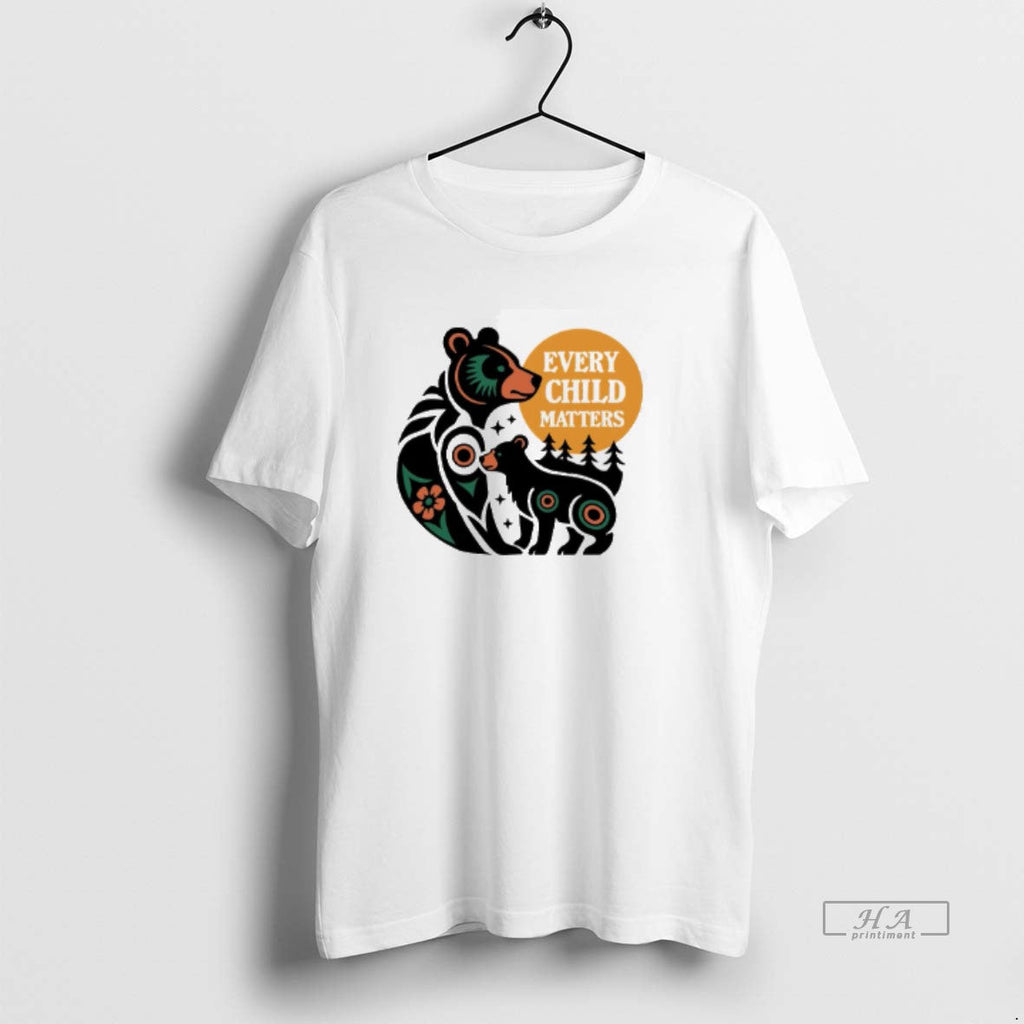 Trendy Wild Bears Every Child Matters Awareness - Adult & Kids T-Shirts, Sweatshirts & Hoodies apparel design preview 1