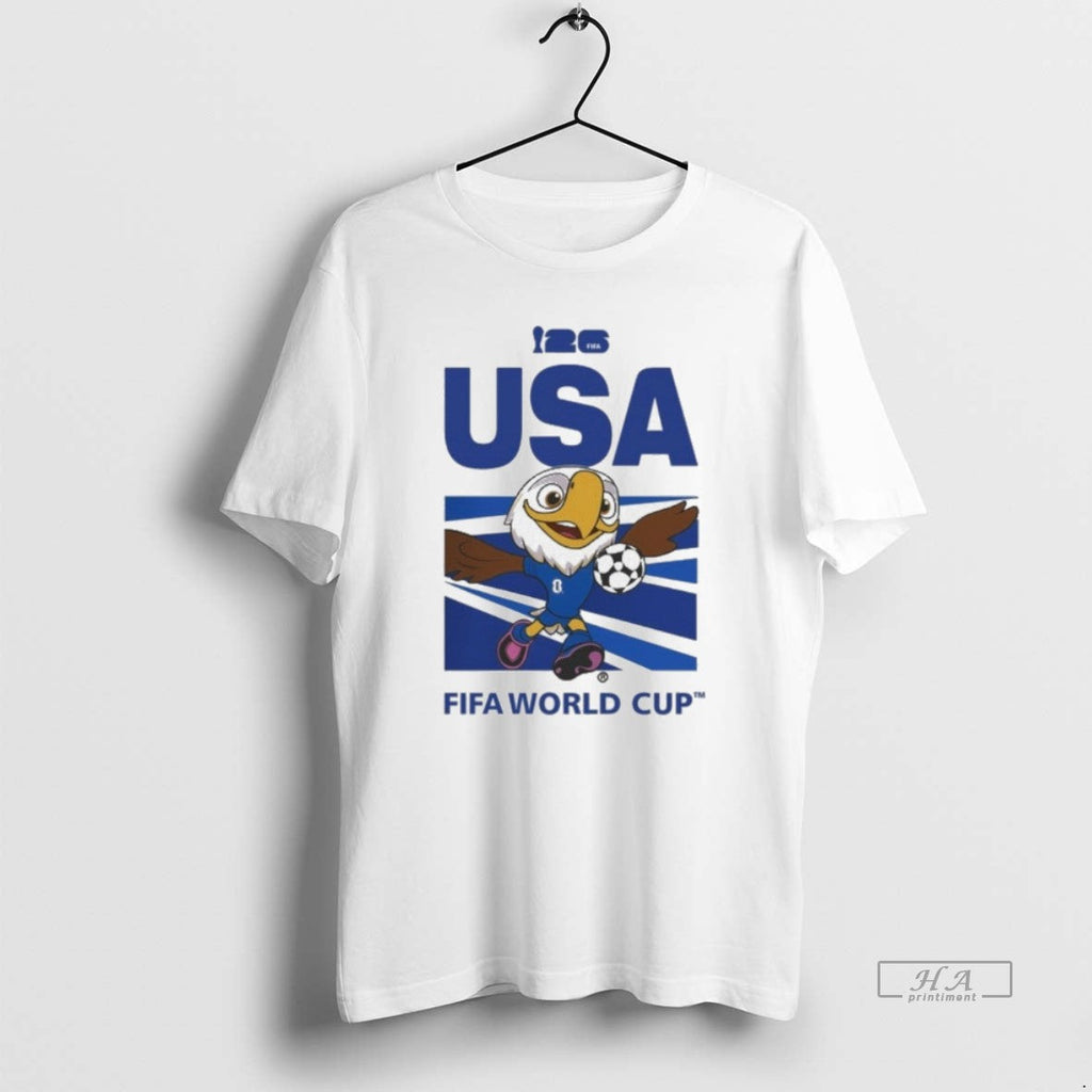 Trendy World Cup Usa Mascot 2026 - Adult & Kids T-Shirts, Sweatshirts & Hoodies apparel design preview 1