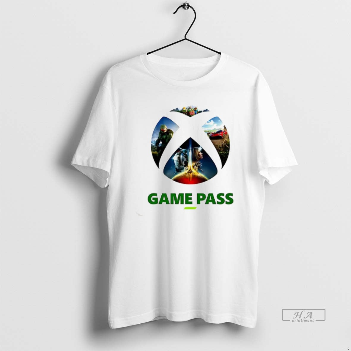 Trendy Xbox Game Pass Logo - Adult & Kids T-Shirts, Sweatshirts & Hoodies apparel design preview 1