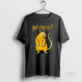 Trendy Yellow Mouse Got Cheese Cartoon - Adult & Kids T-Shirts, Sweatshirts & Hoodies apparel design preview 1