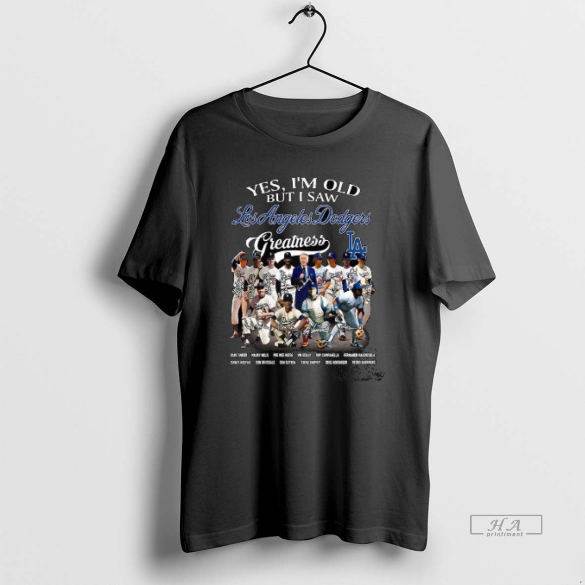 Trendy Yes Im Old But I Saw Los Angeles Dodgers - Adult & Kids T-Shirts, Sweatshirts & Hoodies apparel design preview 1
