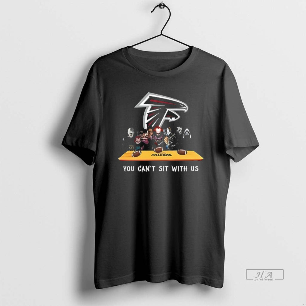 Trendy You Cant Sit With Us Falcons Football Horror - Adult & Kids T-Shirts, Sweatshirts & Hoodies apparel design preview 1