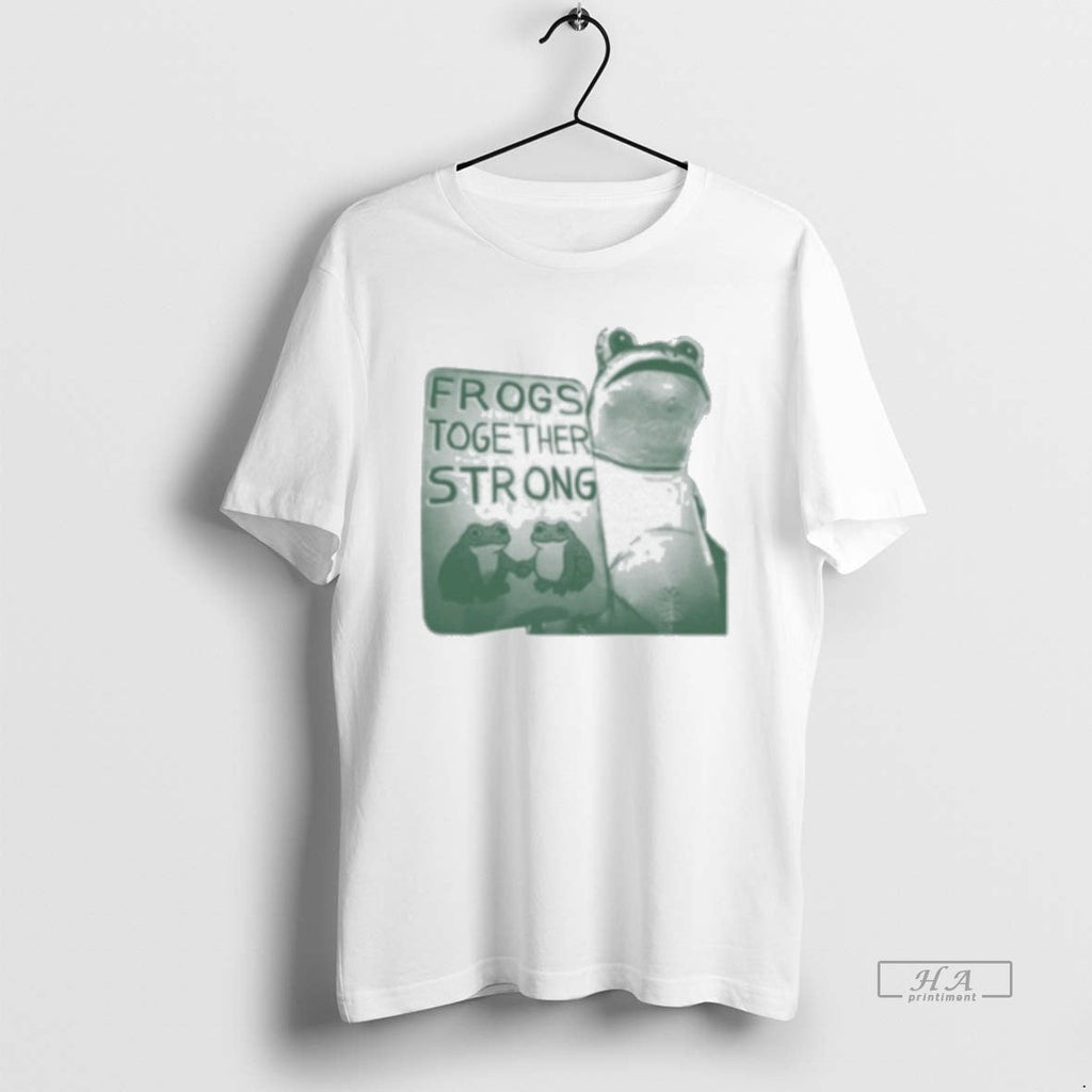 Trendy Anti Trump Portland Frog Protest Abolish Ice - Adult & Kids T-Shirts, Sweatshirts & Hoodies apparel design preview 1