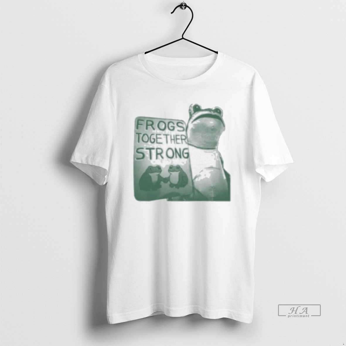 Trendy Anti Trump Portland Frog Protest Abolish Ice - Adult & Kids T-Shirts, Sweatshirts & Hoodies apparel design preview 1