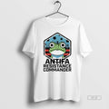 Trendy Antifa Resistance Commander Portland Frog - Adult & Kids T-Shirts, Sweatshirts & Hoodies apparel design preview 1