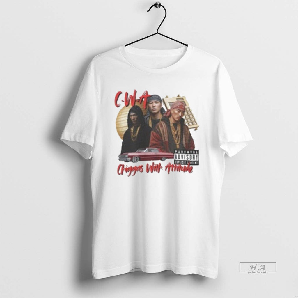 Trendy Cwa Chiggas With Attitude - Adult & Kids T-Shirts, Sweatshirts & Hoodies apparel design preview 1