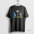 Trendy Los Angeles Dodgers Vs Milwaukee Brewers 2025 - Adult & Kids T-Shirts, Sweatshirts & Hoodies apparel design preview 1
