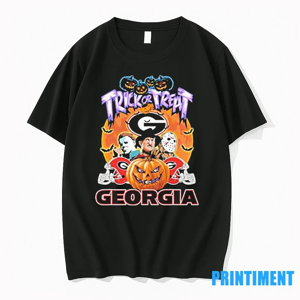 Trick Or Treat Halloween X Georgia Bulldogs Sweater - Adult & Kids T-Shirts, Sweatshirts & Hoodies apparel design preview 1