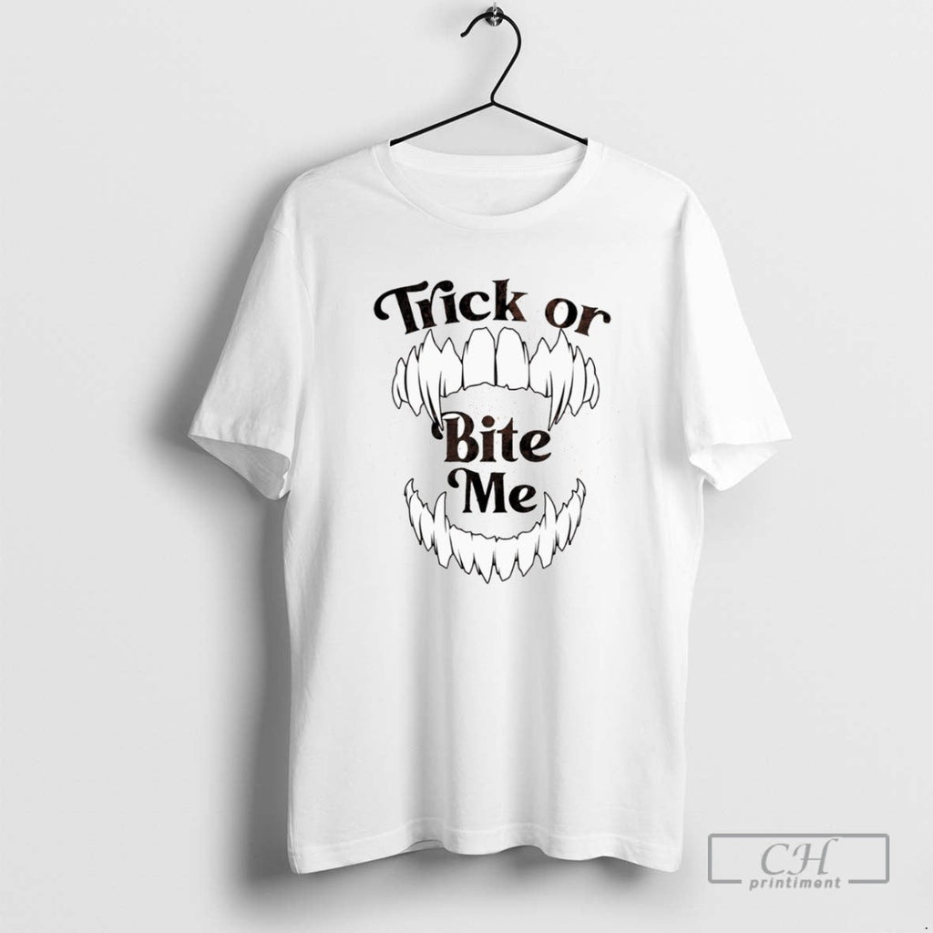 Trick Or Bite Me - Adult & Kids T-Shirts, Sweatshirts & Hoodies apparel design preview 1