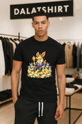 Trump Rabbit King Sitting On Golden Eggs - Adult & Kids T-Shirts, Sweatshirts & Hoodies apparel design preview 1