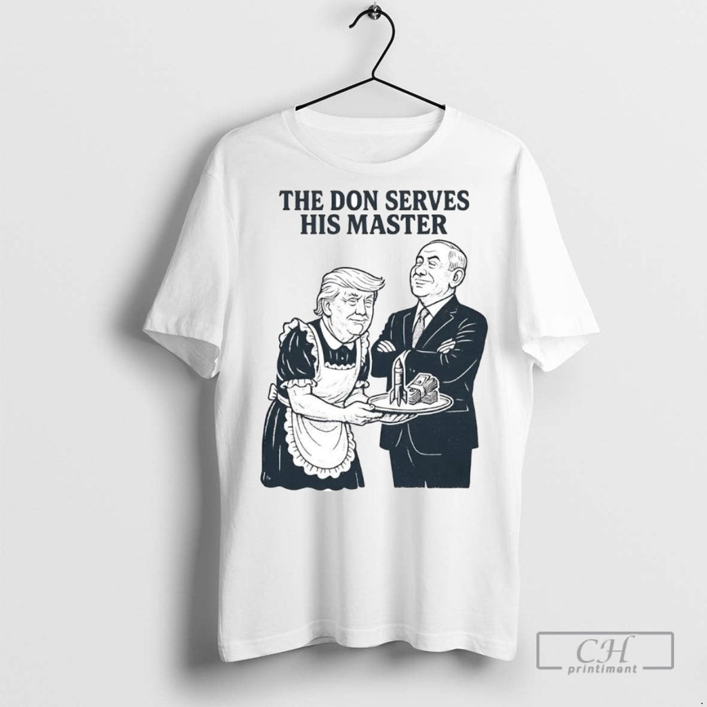 Trump Maid The Don Serves His Master Rocket And - Adult & Kids T-Shirts, Sweatshirts & Hoodies apparel design preview 1