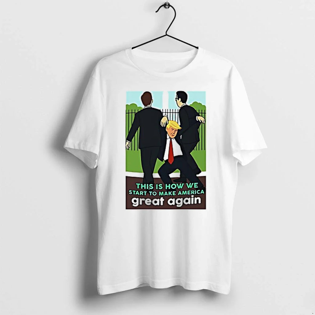 Trump This Is How We Start To Make America Great - Adult & Kids T-Shirts, Sweatshirts & Hoodies apparel design preview 1