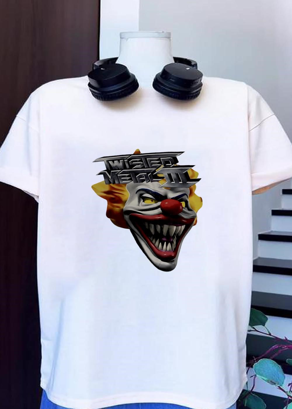 Twisted Metal III Evil Clown - Adult & Kids T-Shirts, Sweatshirts & Hoodies apparel design preview 1