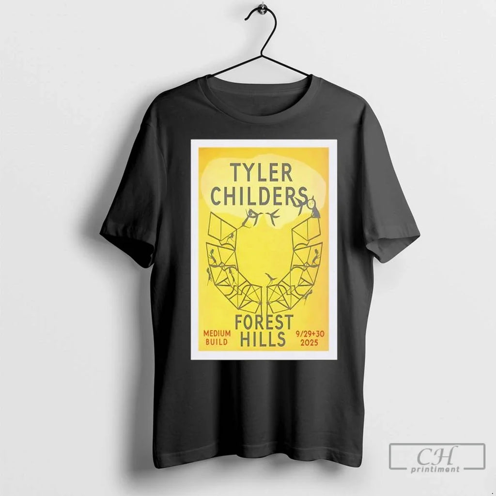 Tyler Childers Two Night Forest Hills Live - Adult & Kids T-Shirts, Sweatshirts & Hoodies apparel design preview 1