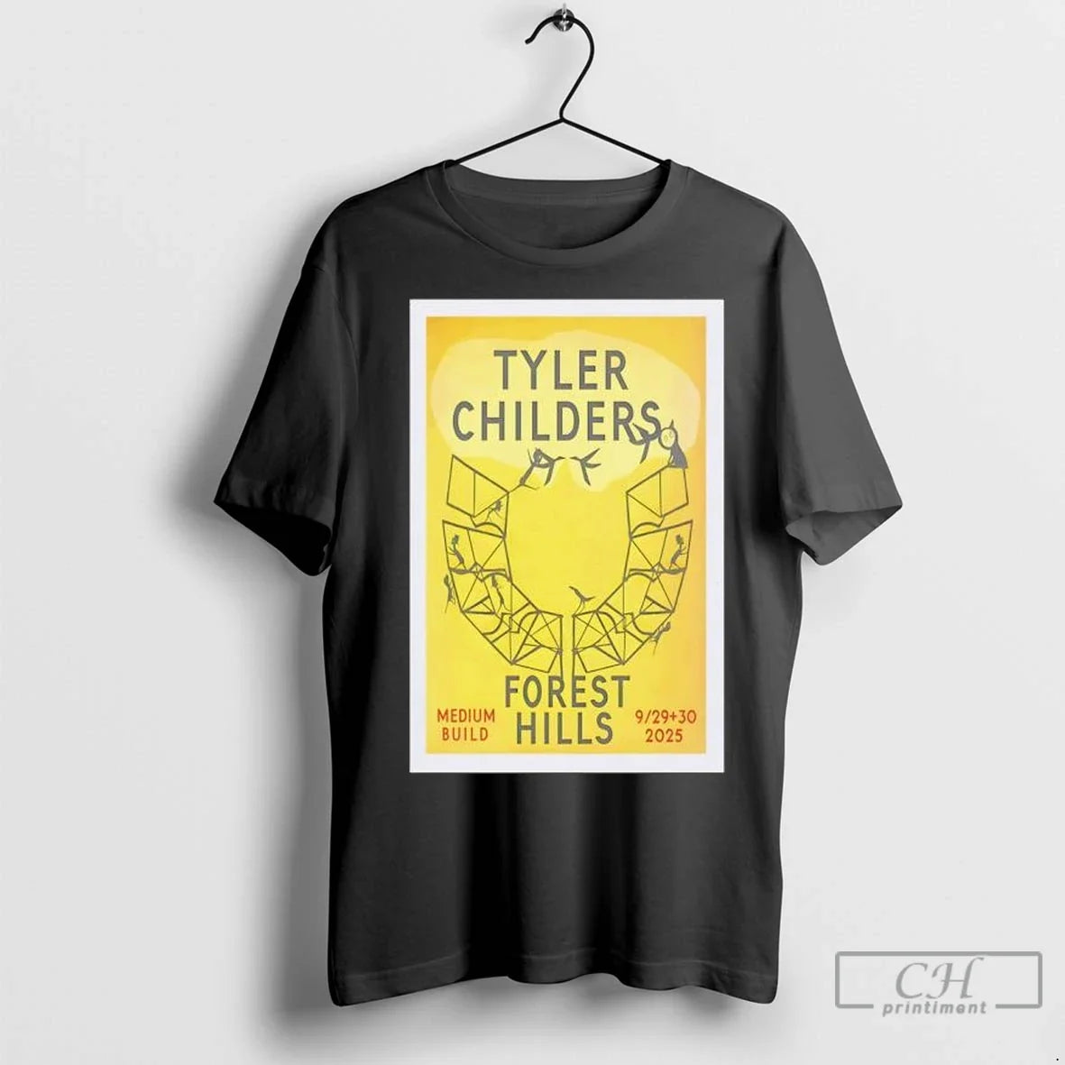 Tyler Childers Two Night Forest Hills Live - Adult & Kids T-Shirts, Sweatshirts & Hoodies apparel design preview 1