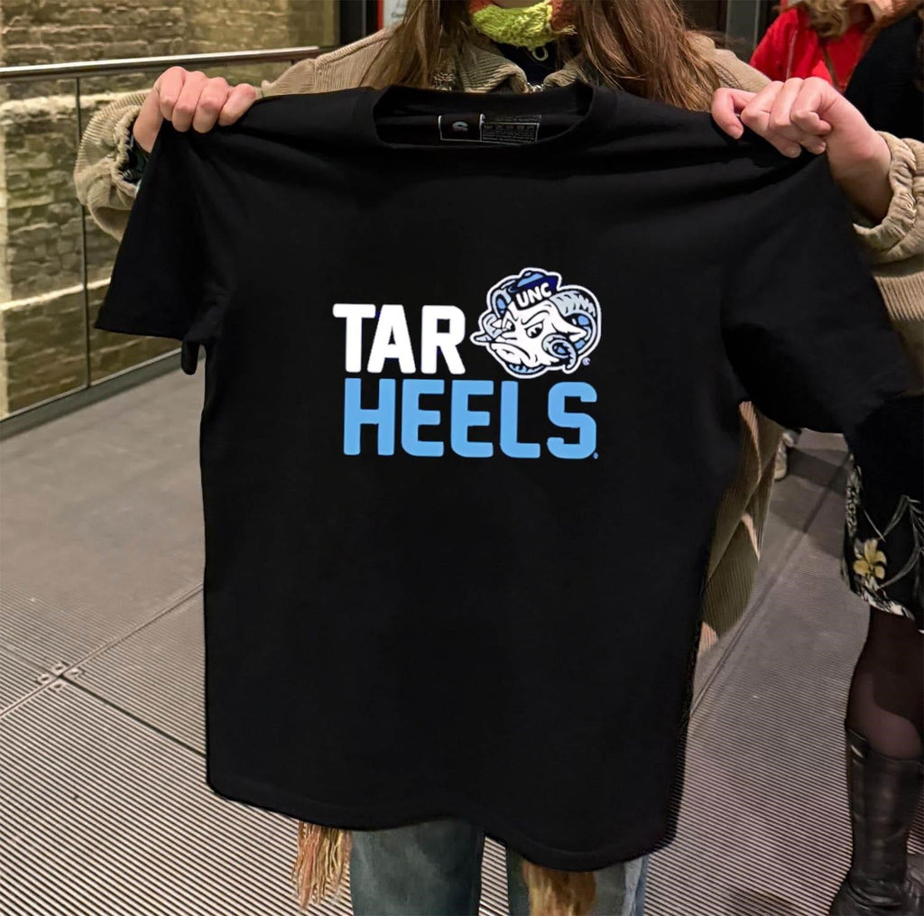 UNC Tar Heels Rameses Mascot North Carolina College - Adult & Kids T-Shirts, Sweatshirts & Hoodies apparel design preview 2