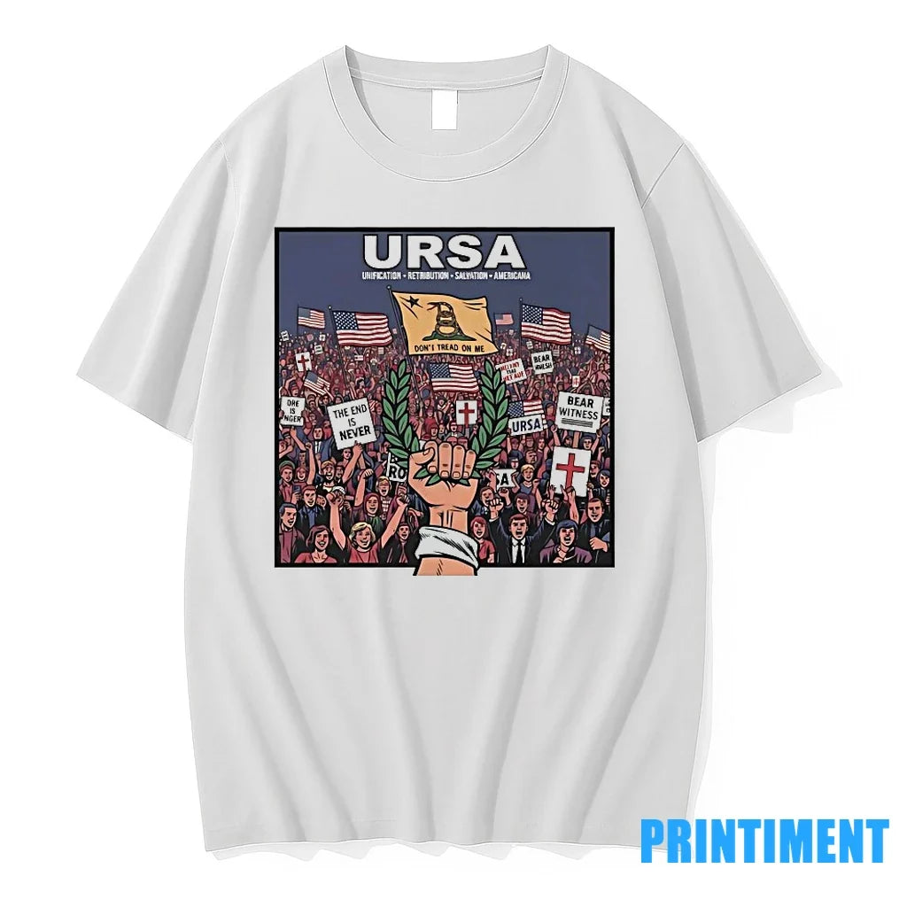 Ursa Unification Retribution Salvation Americana - Adult & Kids T-Shirts, Sweatshirts & Hoodies apparel design preview 1