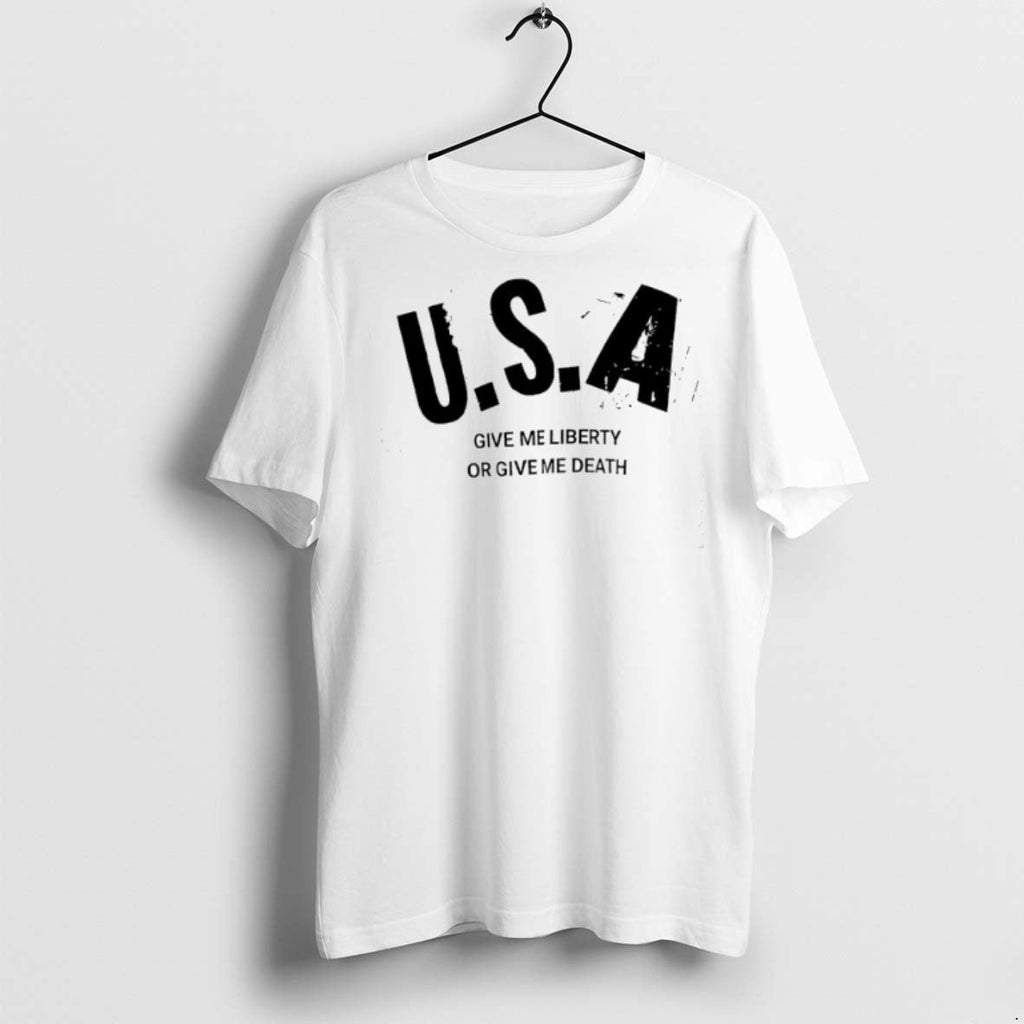 Usa Give Me Liberty Or Death - Adult & Kids T-Shirts, Sweatshirts & Hoodies apparel design preview 1