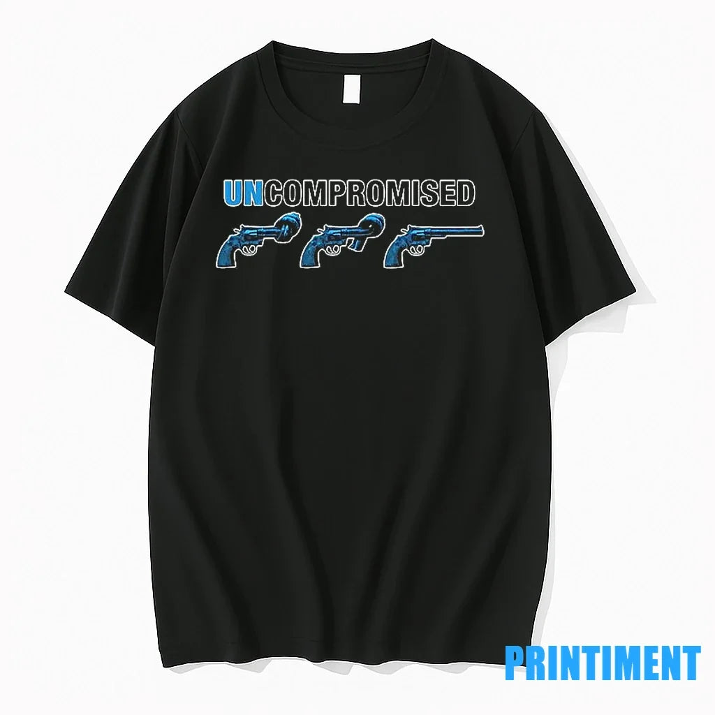 Uncompromised Three Blue Pistols Sweater - Adult & Kids T-Shirts, Sweatshirts & Hoodies apparel design preview 1
