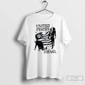 United States Of Israel Red - Adult & Kids T-Shirts, Sweatshirts & Hoodies apparel design preview 1