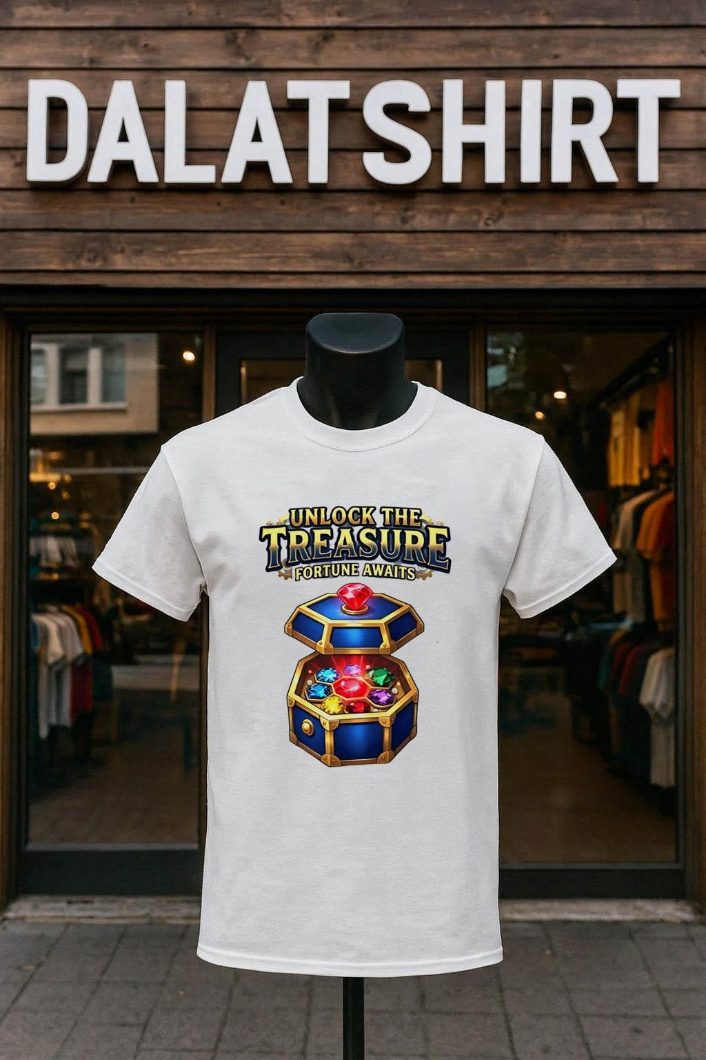 Unlock The Treasure Fortune Awaits - Adult & Kids T-Shirts, Sweatshirts & Hoodies apparel design preview 1