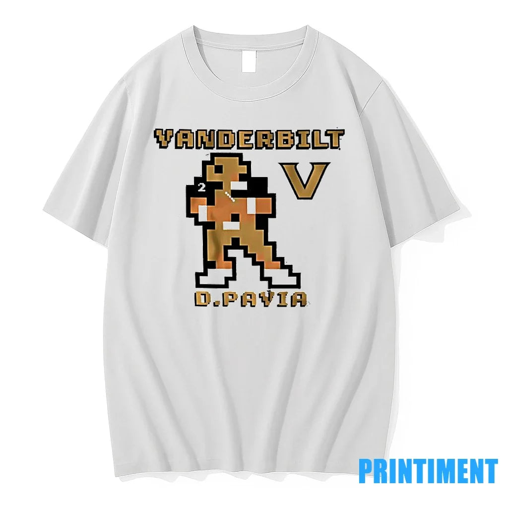 Vanderbilt Football Diego Pavia Retro Baller Video - Adult & Kids T-Shirts, Sweatshirts & Hoodies apparel design preview 1