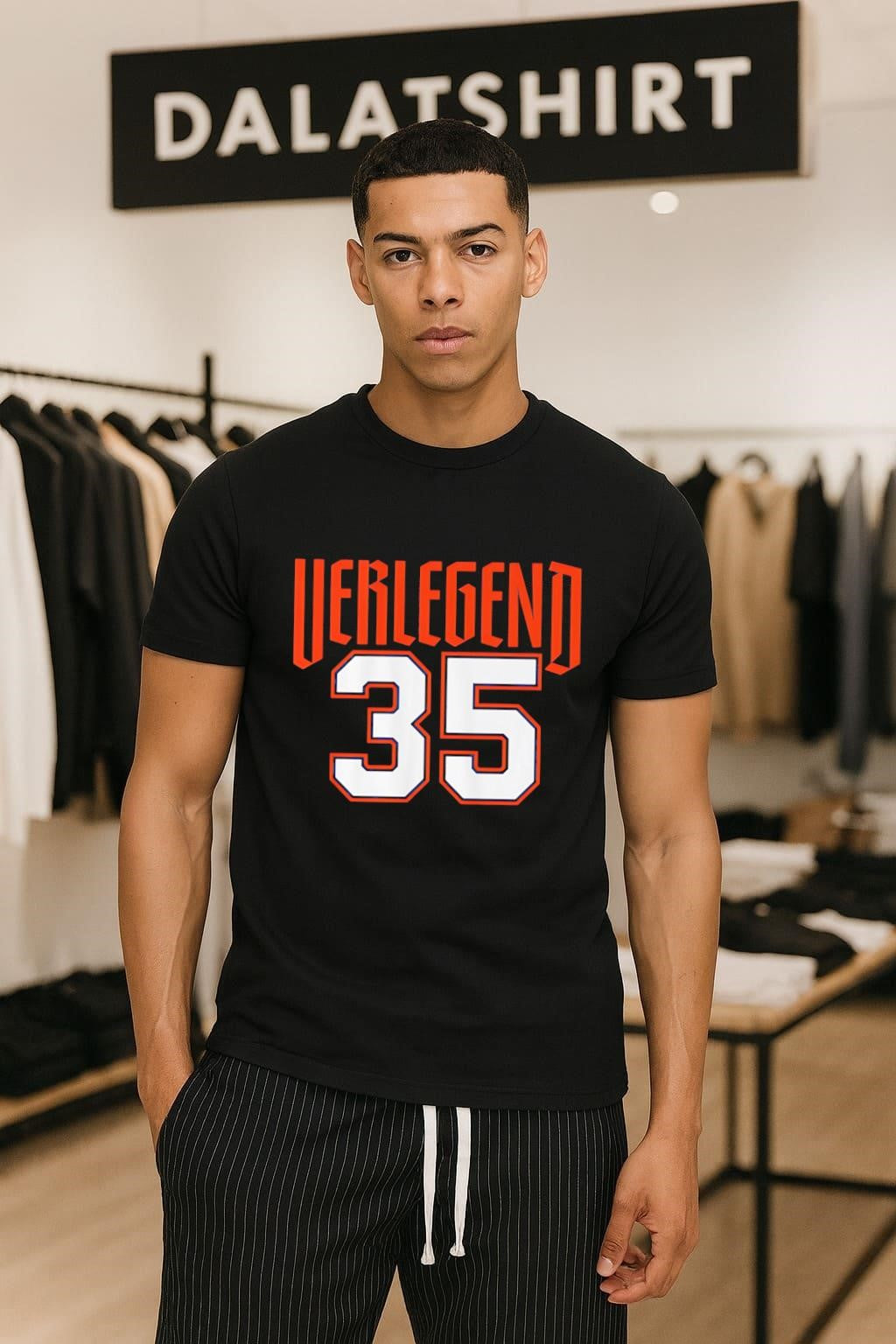 Verlegend 35 Detroit Tigers Pitcher Justin Verlander - Adult & Kids T-Shirts, Sweatshirts & Hoodies apparel design preview 1