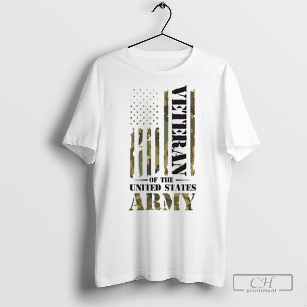 Veteran Of The United States Army Flag - Adult & Kids T-Shirts, Sweatshirts & Hoodies apparel design preview 1