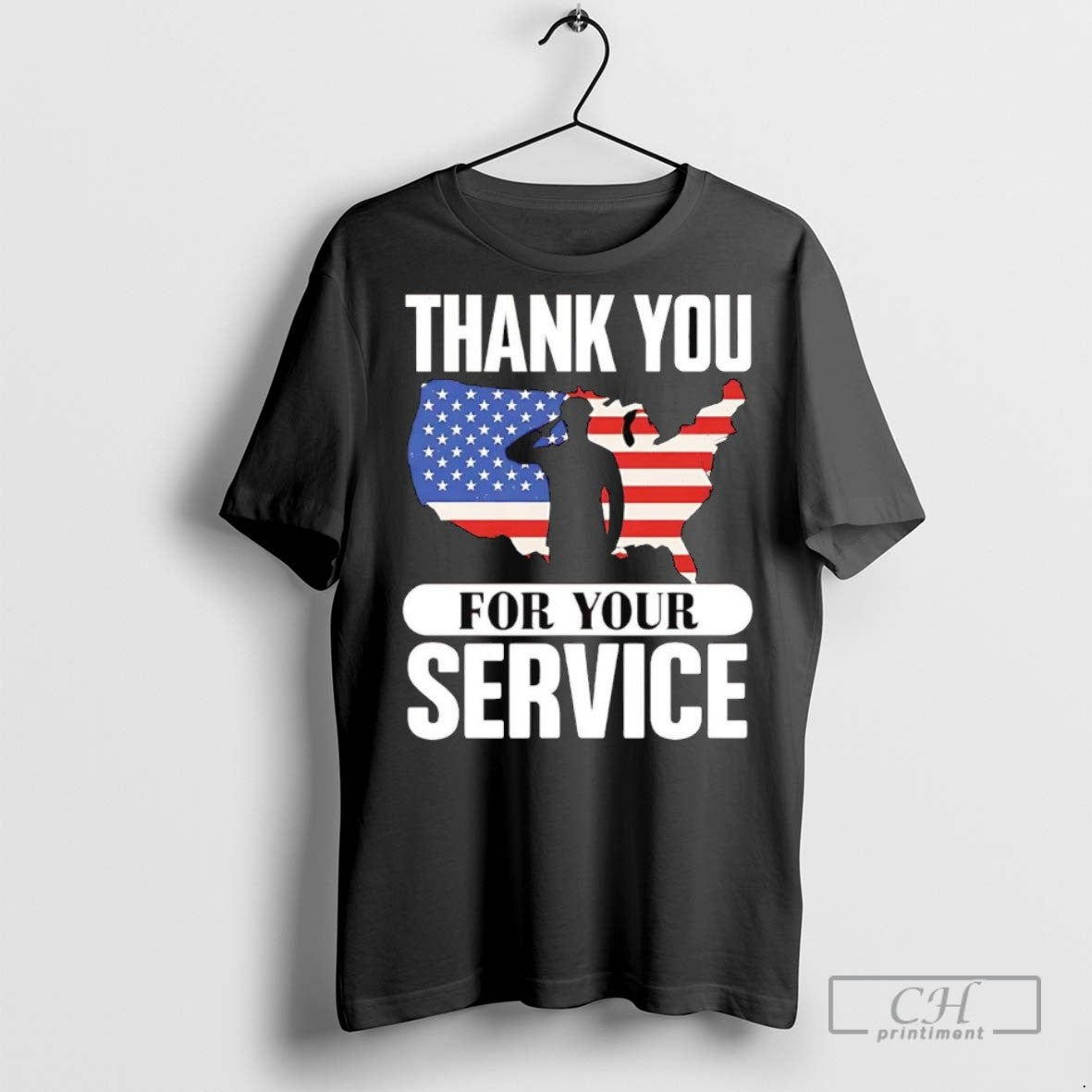 Veteran Thank You For Your Service - Adult & Kids T-Shirts, Sweatshirts & Hoodies apparel design preview 1