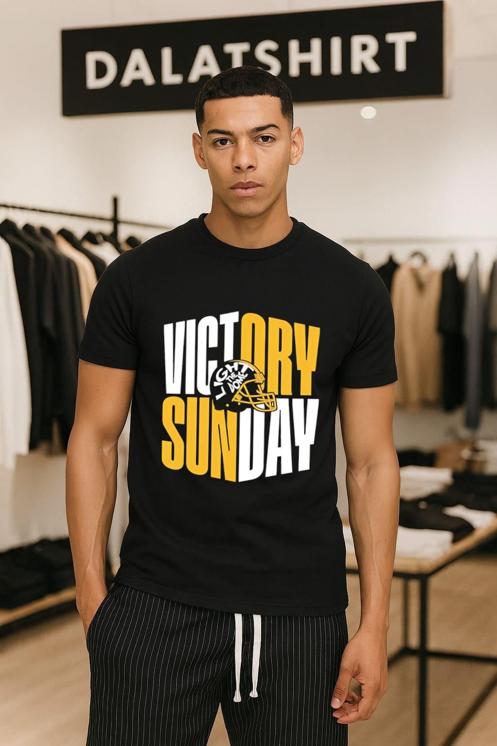 Victory Sunday light the dome helmet - Adult & Kids T-Shirts, Sweatshirts & Hoodies apparel design preview 1