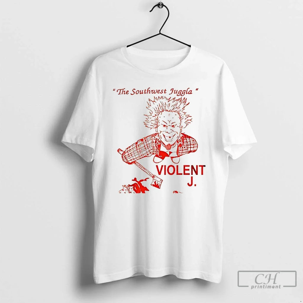 Violent J The Southwest Juggla Caricature Silhouette - Adult & Kids T-Shirts, Sweatshirts & Hoodies apparel design preview 1