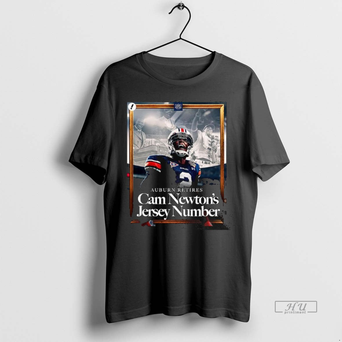 Viral Auburn Retires Cam Newtons Jersey Number - Adult & Kids T-Shirts, Sweatshirts & Hoodies apparel design preview 1