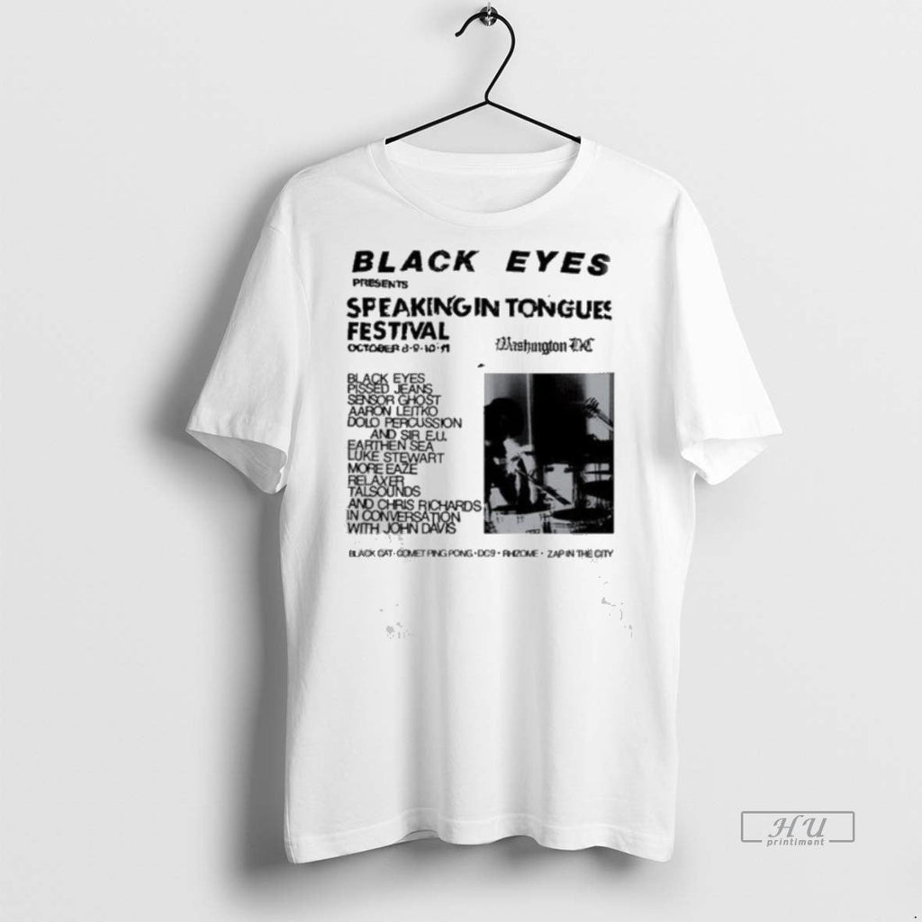 Viral Black Eyes Dischord Speaking In Tongues - Adult & Kids T-Shirts, Sweatshirts & Hoodies apparel design preview 1