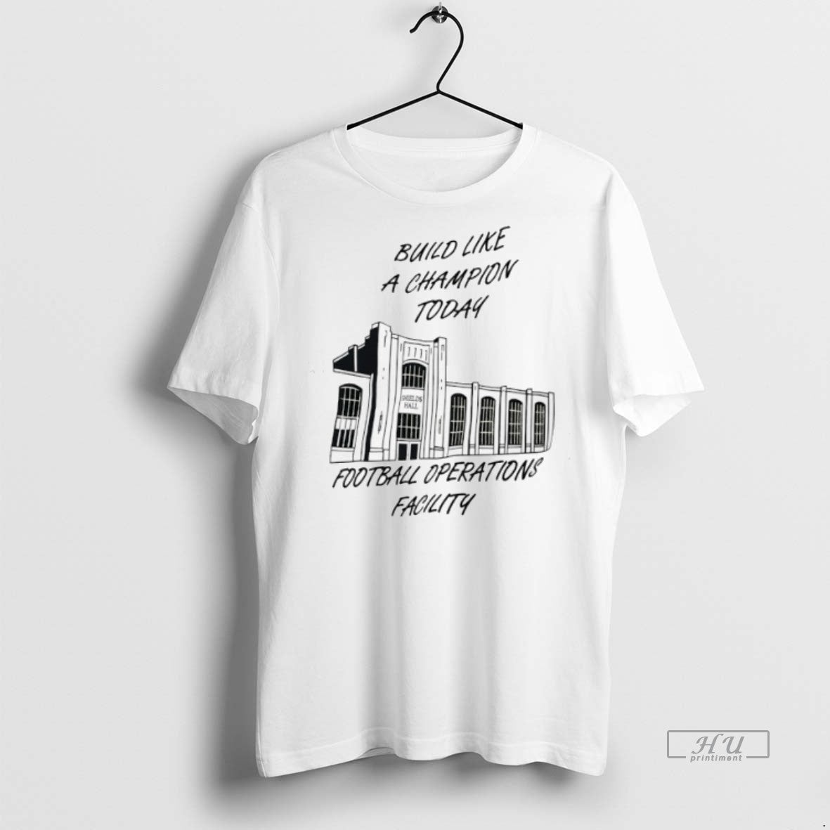 Viral Build Like A Champion Today Football Operations - Adult & Kids T-Shirts, Sweatshirts & Hoodies apparel design preview 1