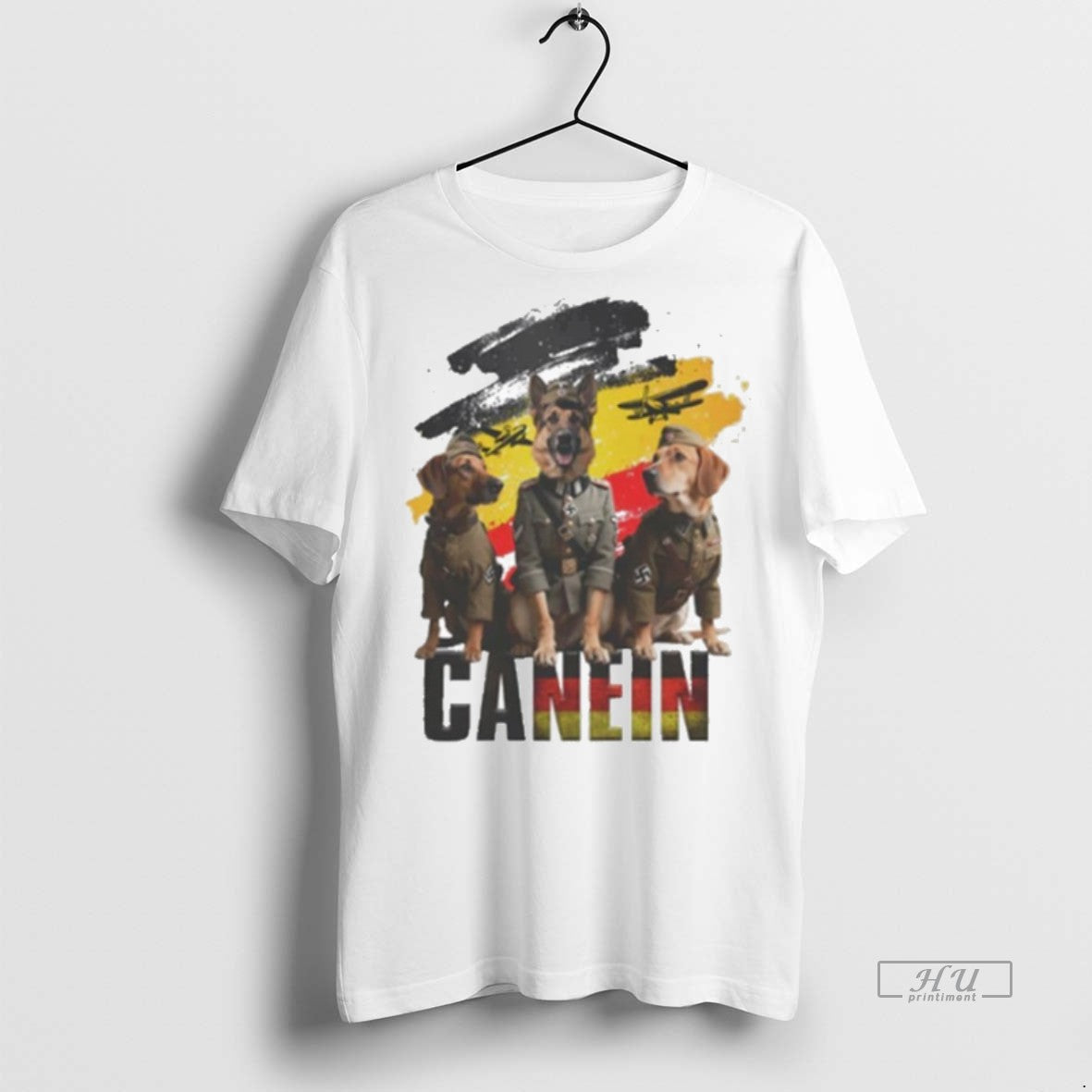 Viral Canine Canein German Shepherd Dog Sweater - Adult & Kids T-Shirts, Sweatshirts & Hoodies apparel design preview 1