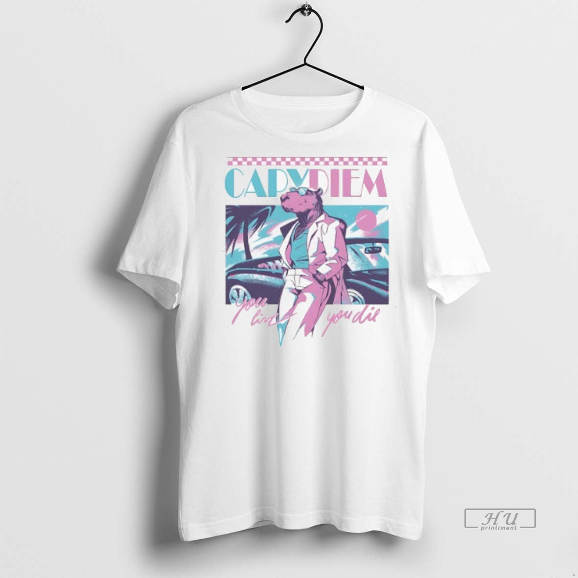 Viral Capydiem You Live Die Sweater - Adult & Kids T-Shirts, Sweatshirts & Hoodies apparel design preview 1