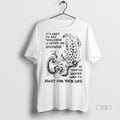 Viral Cat Eat Snake Its Easy To Say Violence Is Never - Adult & Kids T-Shirts, Sweatshirts & Hoodies apparel design preview 1