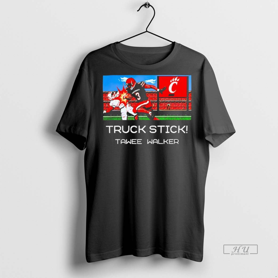Viral Cincinnati Bearcats Truckstick Tawee Walker - Adult & Kids T-Shirts, Sweatshirts & Hoodies apparel design preview 1