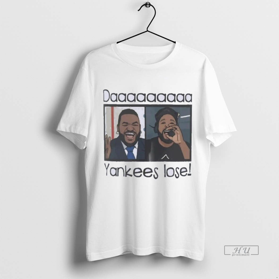 Viral Daaaaaaa Yankees Lose Vladdy Jr Big Papi Blue - Adult & Kids T-Shirts, Sweatshirts & Hoodies apparel design preview 1